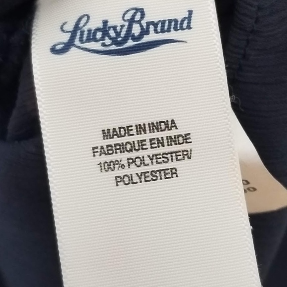 Lucky Brand Sheer Embroidered peasant Blouse - Picture 6 of 9